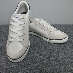 Keds Shoes Womens Size 7.5 White Lace Up Athletic Sneakers KW-CNTRIII-7 NWOB